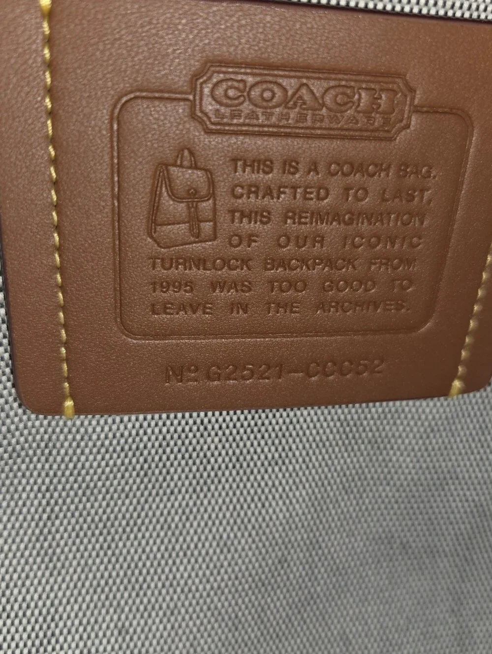 The Coach Originals Glovetanned Leather